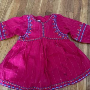 Desi dress for baby girl perfect for Eid/diwali or mehndi.